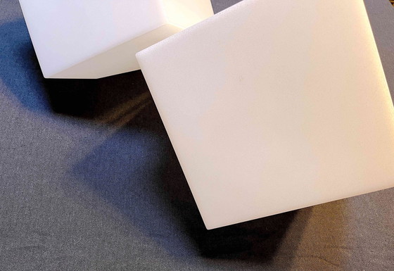 Image 1 of Paar Wandleuchten "Edge", Von Alessandro Mendini Für Artemide, Italien