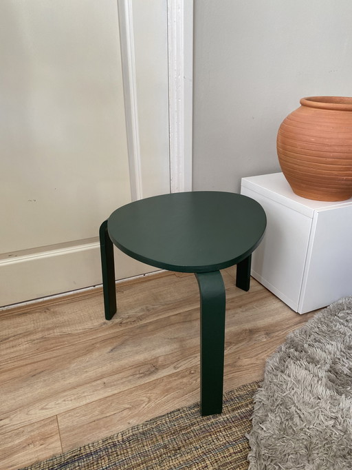 Vintage nordischer Beistelltisch moosgrün