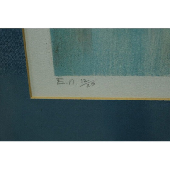 Image 1 of Lithographie, signiert von Gilbert Michaud für Atelier Gourdon, 1980