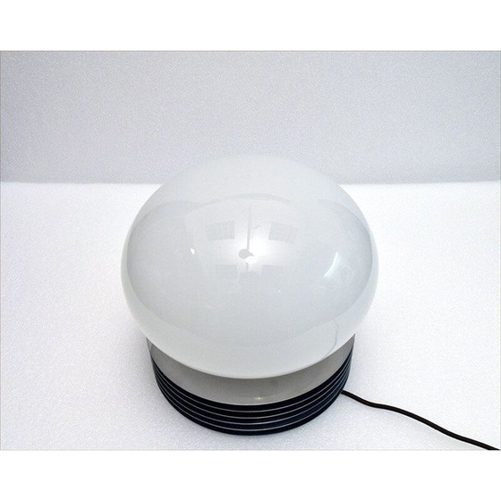 Image 1 of Vintage-Lampe aus Stahl und geblasenem Glas von Tronconi, 1970