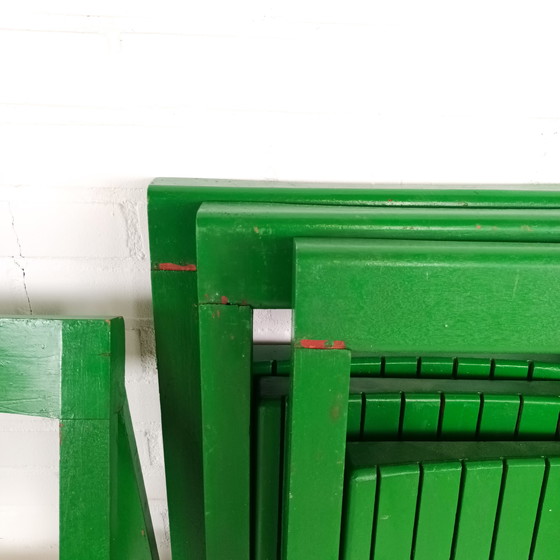 Image 1 of 4x Vintage-Klappstuhl