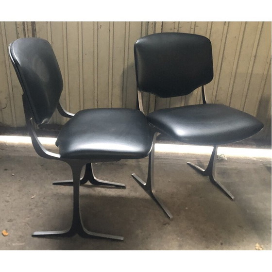 Image 1 of Satz von 6 Stühlen von Pierre Pichard für Ligne Roset, 1970