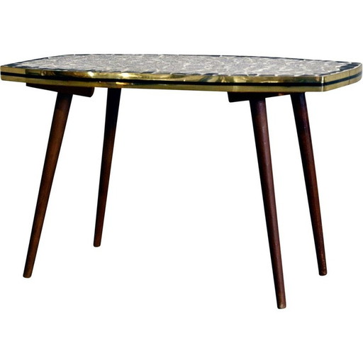 Mosaik-Beistelltisch, 1950er Jahre