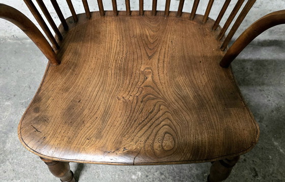 Image 1 of Windsor Sessel Buche Und Ulme Anfang 19. Jahrhundert Uk