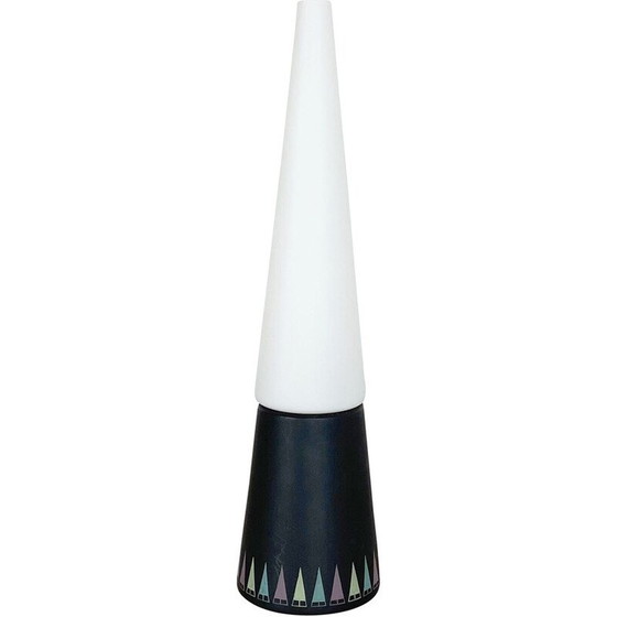 Image 1 of Vintage Tischlampe aus Glas und Holz von Hans-Agne Jakobsson Ab, Schweden 1960er Jahre