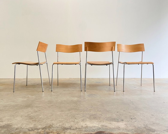 Image 1 of 4X Lammhults Campus Vintage Esszimmerstuhl