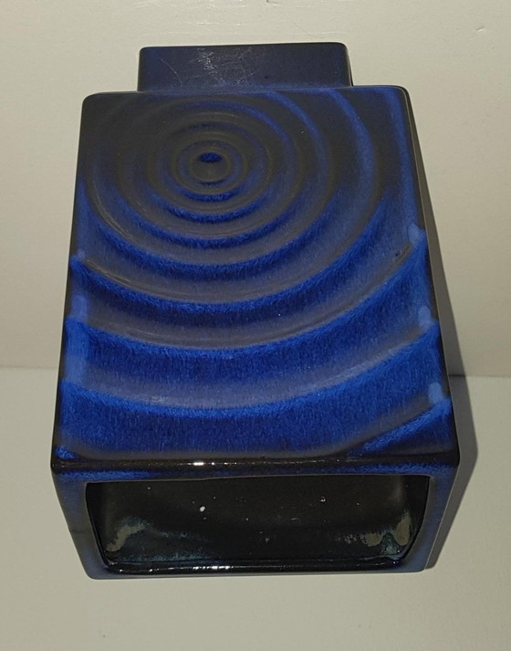 Image 1 of Blaue Keramik Studio Art Vase