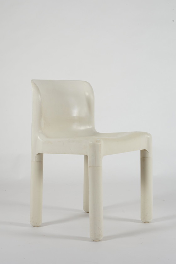 Image 1 of 4 X Kartell 4875 Carlo Bartoli Stühle Italienisch 1970S