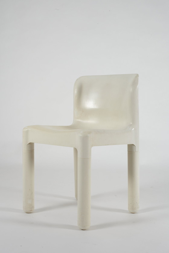 Image 1 of 4 X Kartell 4875 Carlo Bartoli Stühle Italienisch 1970S