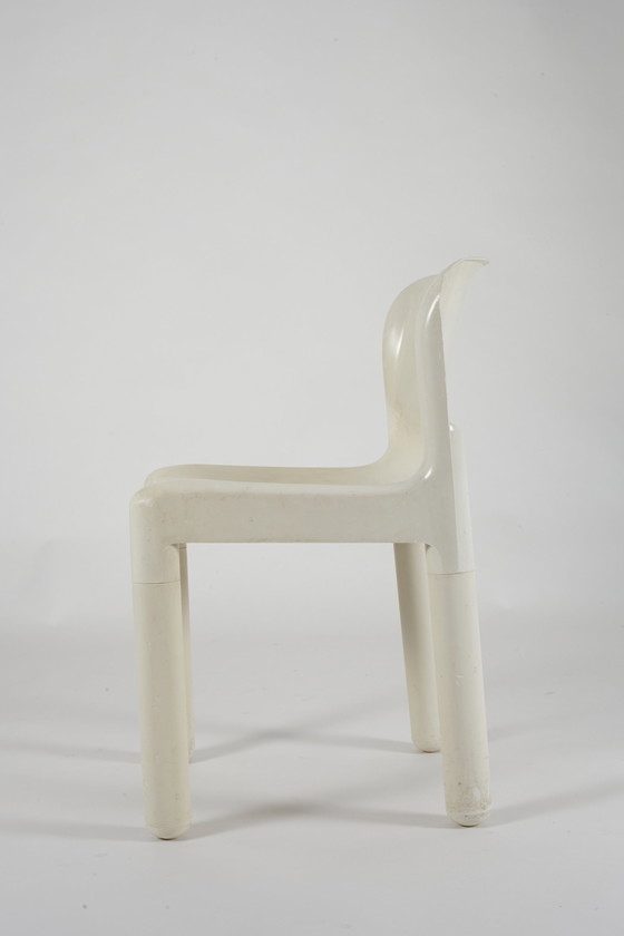 Image 1 of 4 X Kartell 4875 Carlo Bartoli Stühle Italienisch 1970S