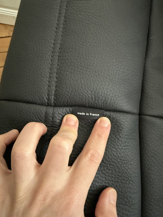 Image 1 of Togo Set Ligne Roset Kalbsleder Mattschwarz