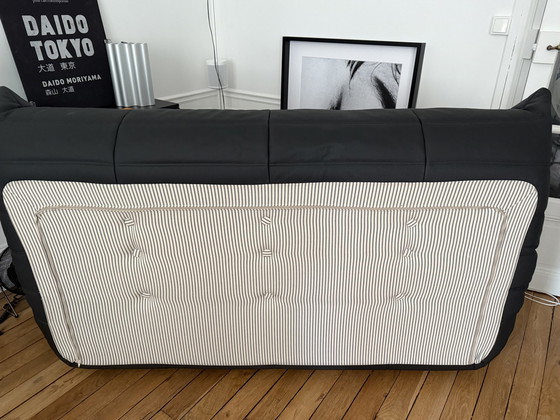 Image 1 of Togo Set Ligne Roset Kalbsleder Mattschwarz