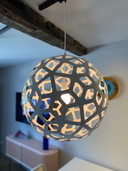 Hängeleuchte Modell Coral 60 weiß/weiß David Trubridge design