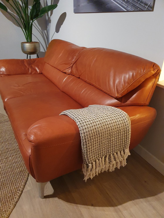Image 1 of Italienisches Bacio-Sofa aus Leder
