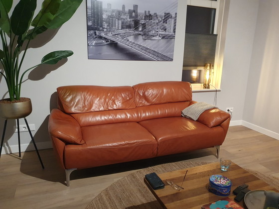 Image 1 of Italienisches Bacio-Sofa aus Leder