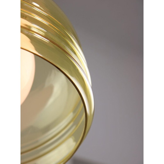 Image 1 of Hängeleuchte aus Chrom und Glas, Italien 1970