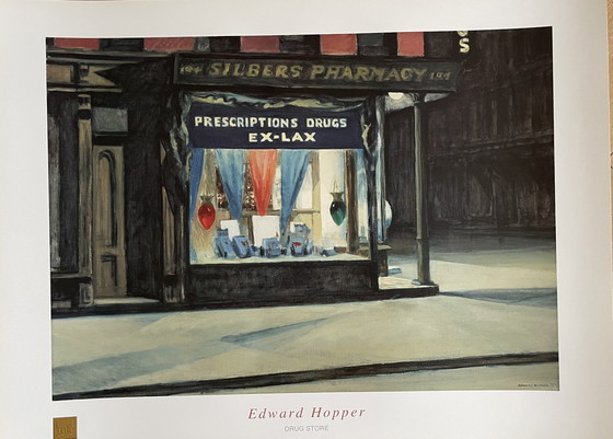 Image 1 of Edward Hopper (1882-1967), Drug Store, 1927, Copyright 2000 Museum of Fine Art Boston