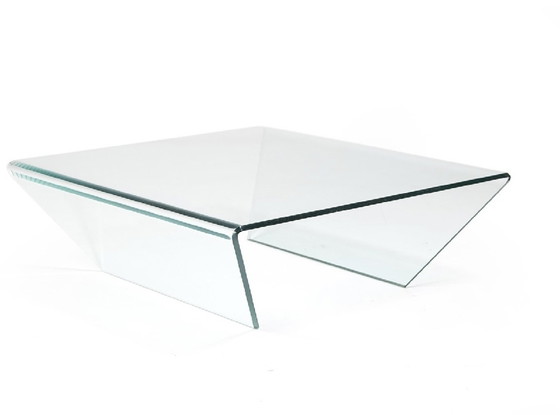 Image 1 of Design-Couchtisch aus Glas
