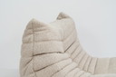 Ligne Roset Togo 1-Sitzer in beigem Blouclé