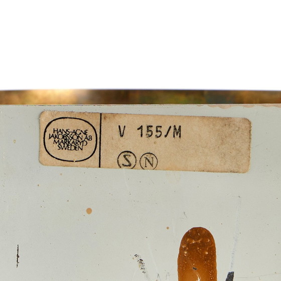 Image 1 of Paar V155 Wandlampen aus Messing entworfen von Hans-Agne Jakobsson
