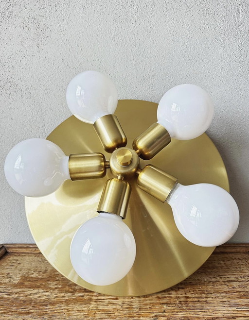 Vintage Hustadt Leuchten Lampe