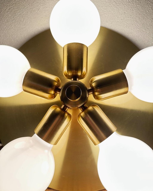 Vintage Hustadt Leuchten Lampe