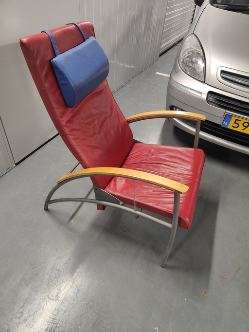 Ledersessel The Sit Chair von Kebe Danmark aus den 1980er Jahren.