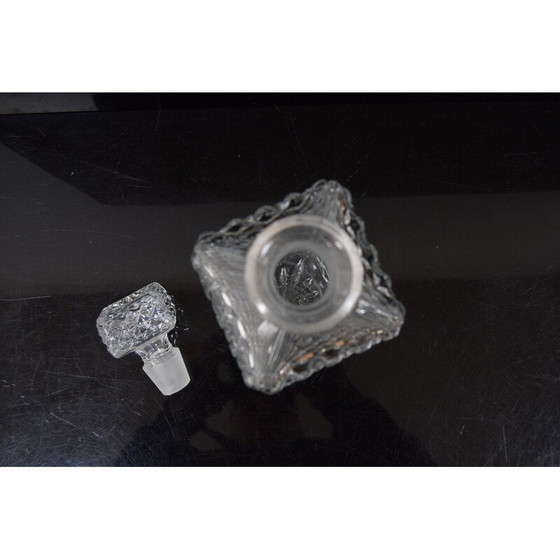 Image 1 of Likörkaraffe aus Kristallglas, Tschechoslowakei 1950er Jahre