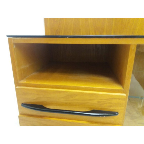 Image 1 of Anrichte aus Holzfurnier von Mojmir Pozar, Tschechien 1960