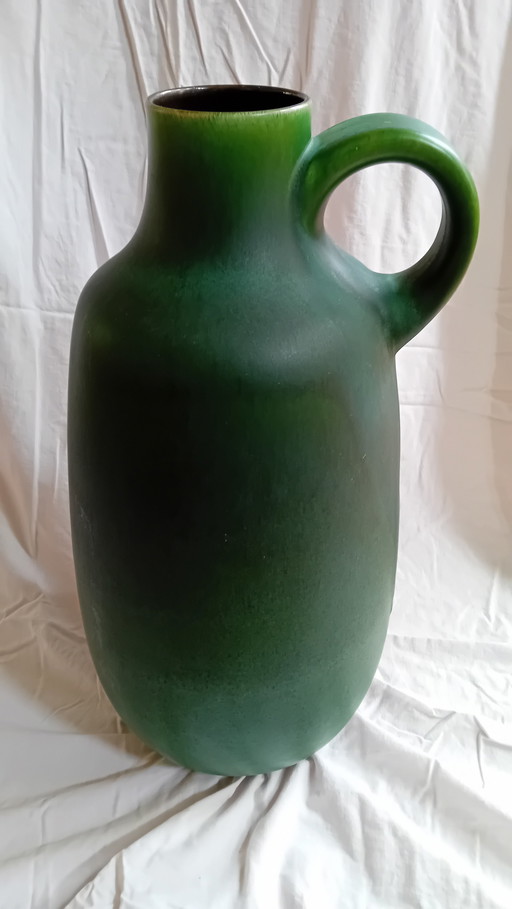 Vintage Große grüne Vase