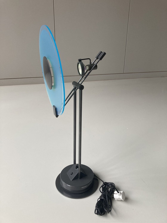 Image 1 of Philips Manhattan Qtg 200 Tischleuchte - Design 1980s - Niederländisches Design - Alfred Van Elk