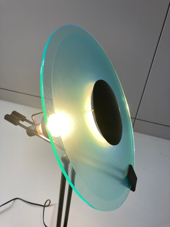 Image 1 of Philips Manhattan Qtg 200 Tischleuchte - Design 1980s - Niederländisches Design - Alfred Van Elk