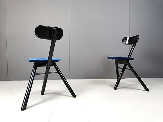 Image 1 of Paar klappbare Hocker von Calligaris, 1990er Jahre