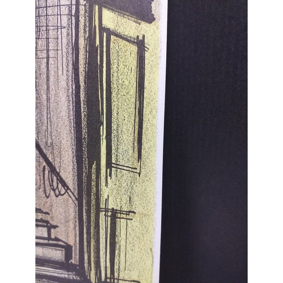 Image 1 of Klassische Lithographie "Concierge" von Bernard Buffet für Mourlot, 1967