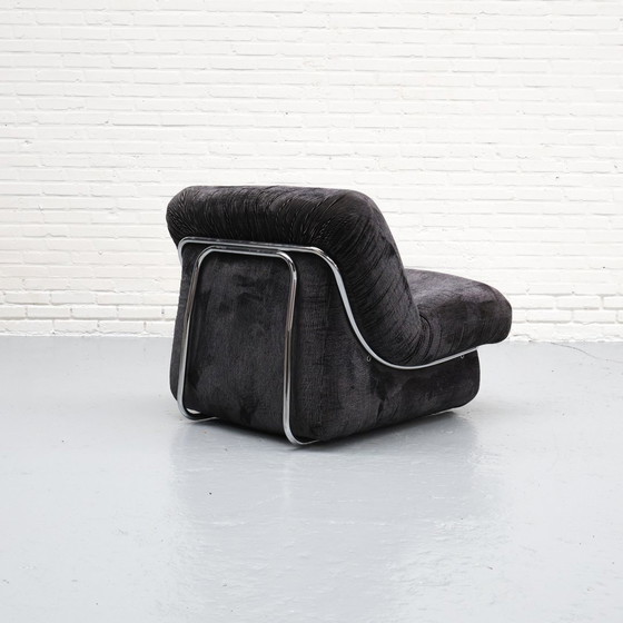 Image 1 of Italienischer Rohrrahmen Lounge Sessel '70S