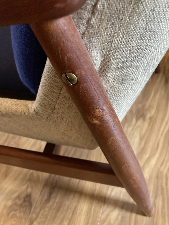 Image 1 of Set Sofa, Und 2 Sessel Skandinavisch 60er Jahre