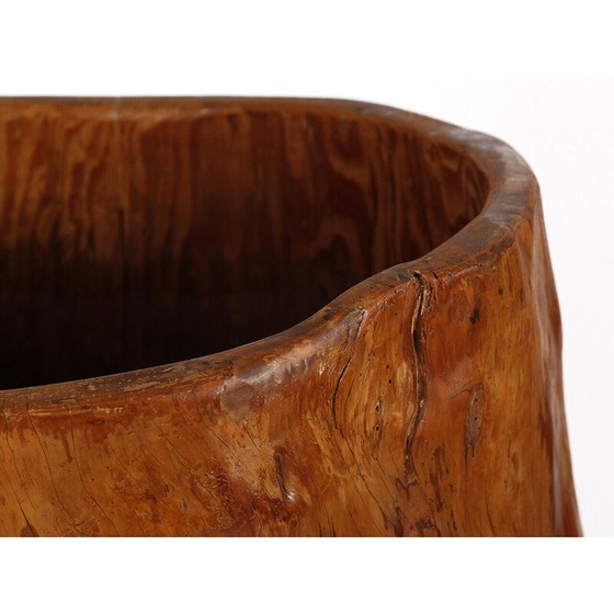 Image 1 of Aufbewahrungsvase aus Holz, Tschechoslowakei