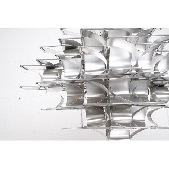 Image 1 of Aluminium-Kronleuchter Modell Cassiopeia von Max Sauzé, 1970