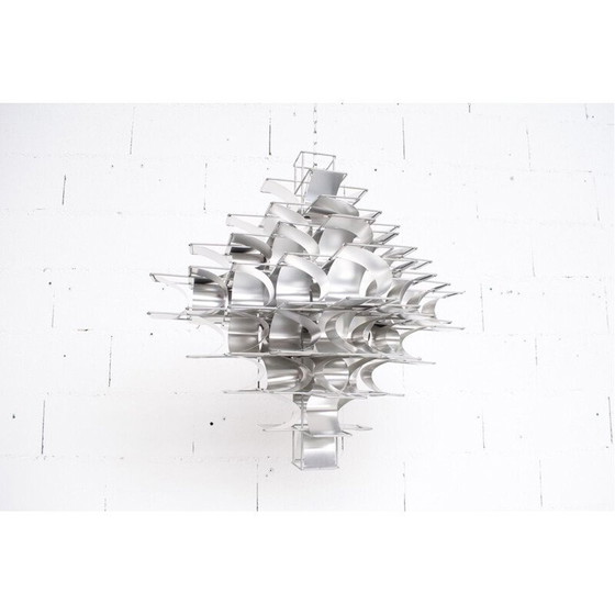 Image 1 of Aluminium-Kronleuchter Modell Cassiopeia von Max Sauzé, 1970