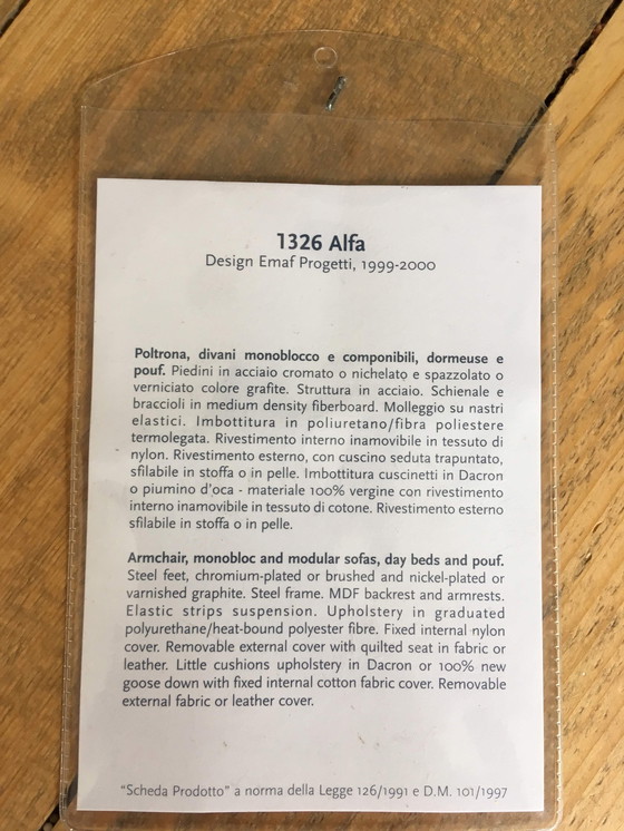 Image 1 of 3-Zits-Zanotta-Sofa