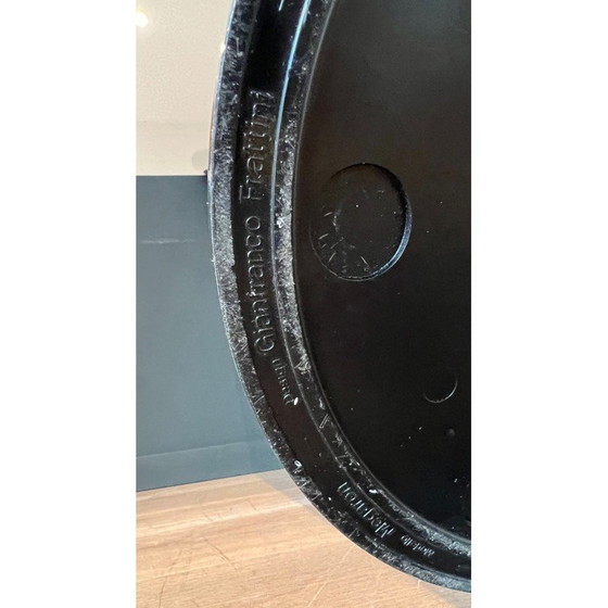 Image 1 of Vintage Megaron hallogen Stehleuchte aus schwarz lackiertem Metall von Gianfranco Frattini