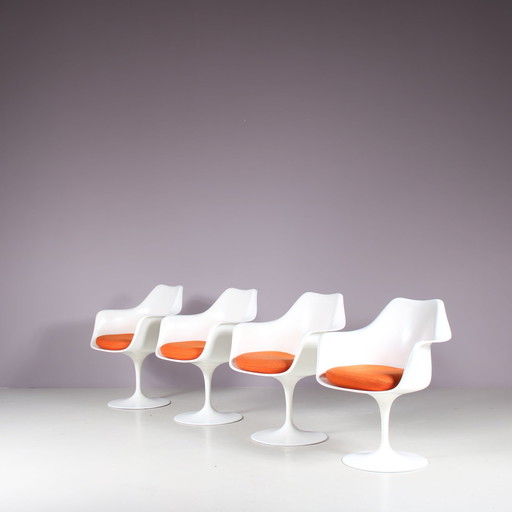 Satz Sessel von Eero Saarinen für Knoll International, USA 1970