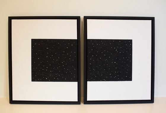 Image 1 of 2x Strukturierte Kunst