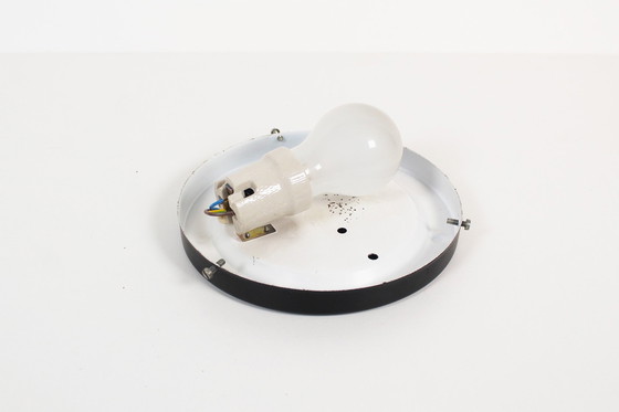 Image 1 of 1x Großes Bernsteinglas (27cm) Unterputzleuchte