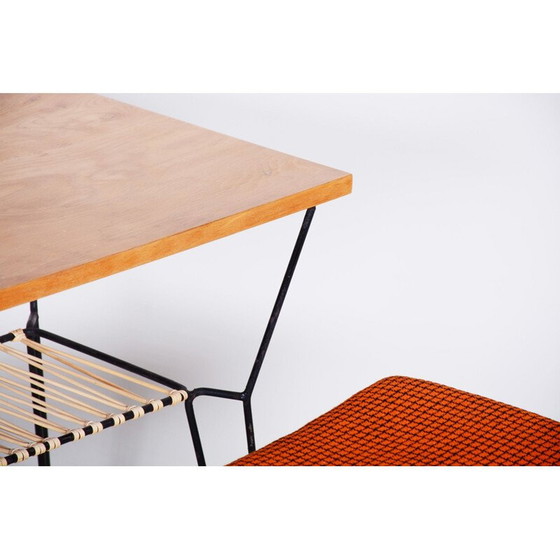 Image 1 of Mid-Century Beistelltisch aus Buchenholz, 1950er Jahre