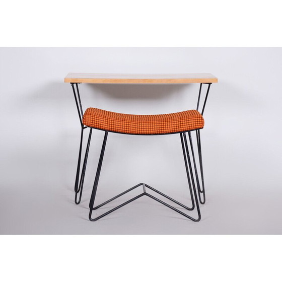 Image 1 of Mid-Century Beistelltisch aus Buchenholz, 1950er Jahre