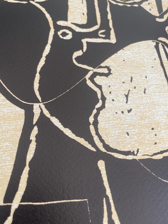 Image 1 of Pablo Picasso (1881-1973), Femme au Chapeau Orne, 1962, Copyright 1998 Succession Pablo Picasso SOFAM, Belgique, Printed in Ital