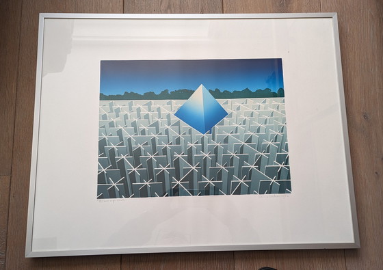 Image 1 of Hans Luiken Linoldruck 1983