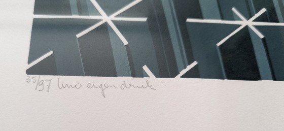 Image 1 of Hans Luiken Linoldruck 1983