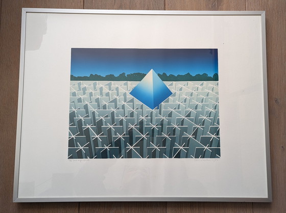 Image 1 of Hans Luiken Linoldruck 1983